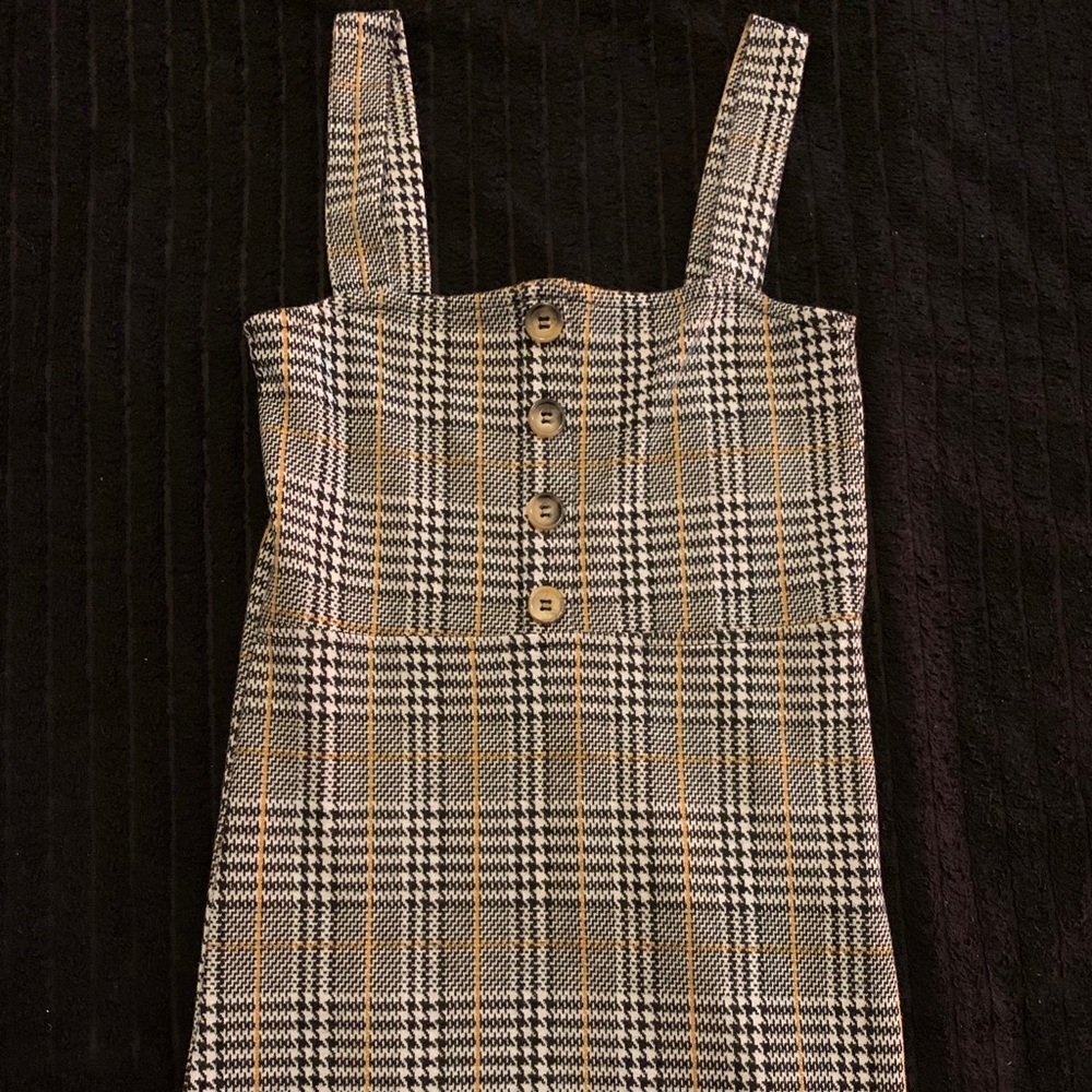 Cute plaid jumper/dress